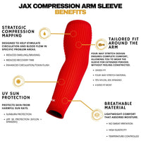 Thumbnail for Jax | Restore Recovery Premium Arm Sleeve - Red – view 4