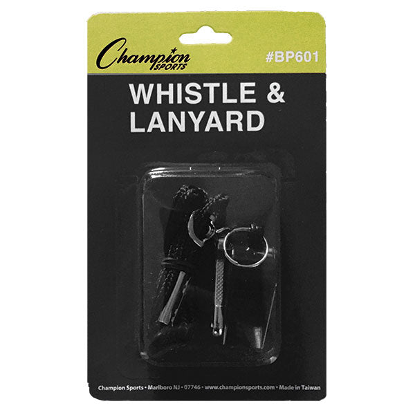 Plastic Whistle And Lanyard