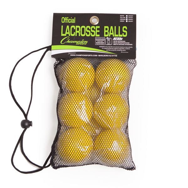 LACROSSE BALLS, 6-PACK