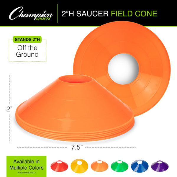 Saucer Field Cones, Set of 48