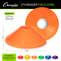 Thumbnail for Saucer Field Cones, Set of 48