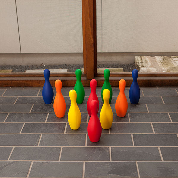 Multi-Color Foam Bowling Pin Set