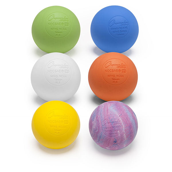 LACROSSE BALLS, 6 COLOR SET HoopsKing