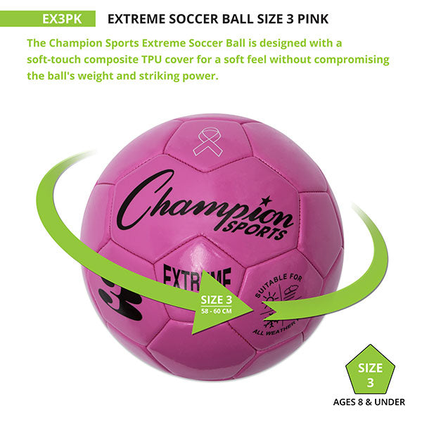 EXTREME SOCCER BALL, PINK