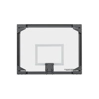 Thumbnail for Glass basketball backboard rear view showing the mounting structure — 54