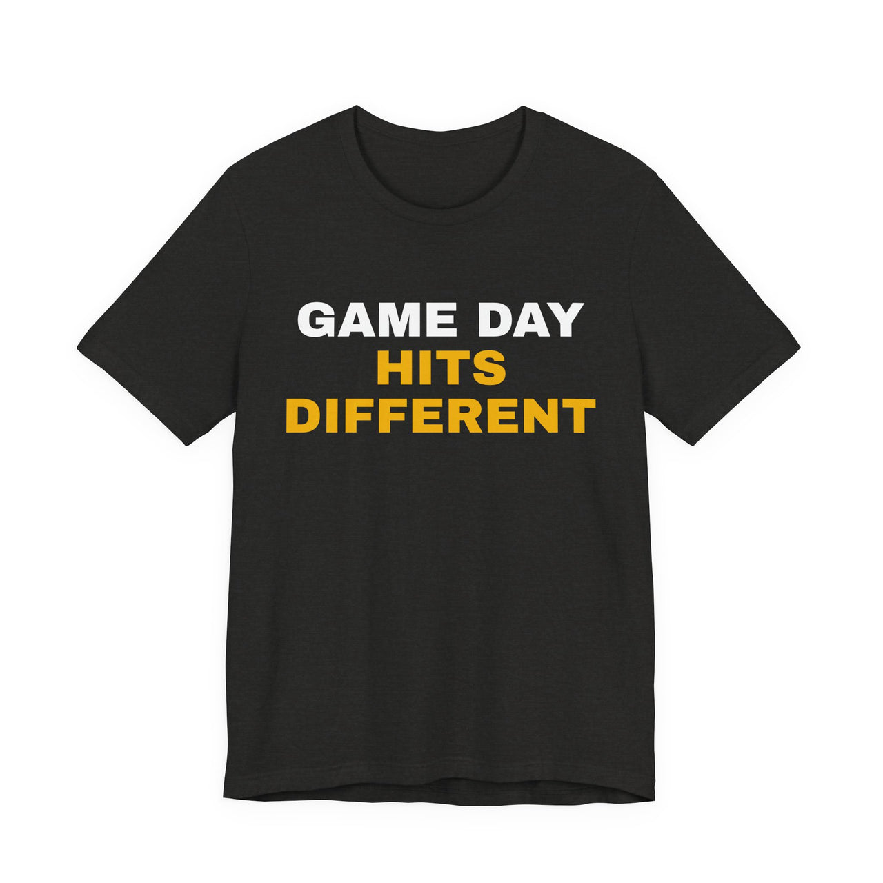 Game Day Hits Different — Football T-Shirt