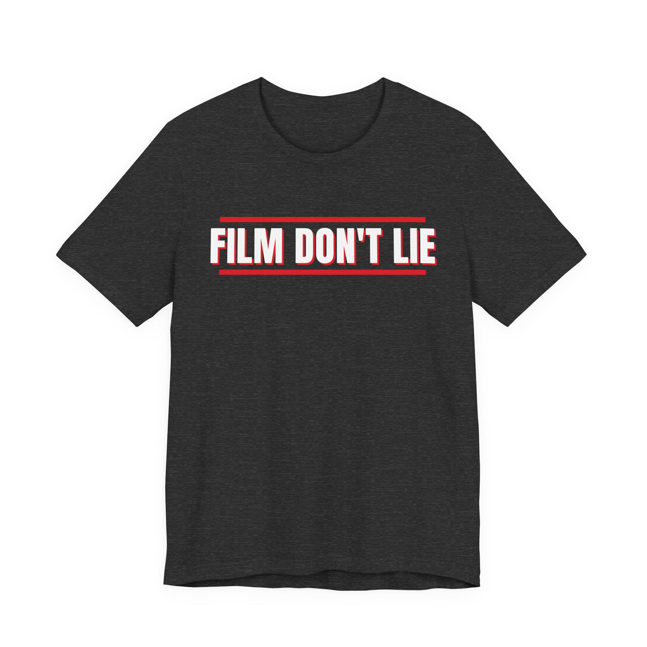 Film Don't Lie (Red / Black) — Football T-Shirt