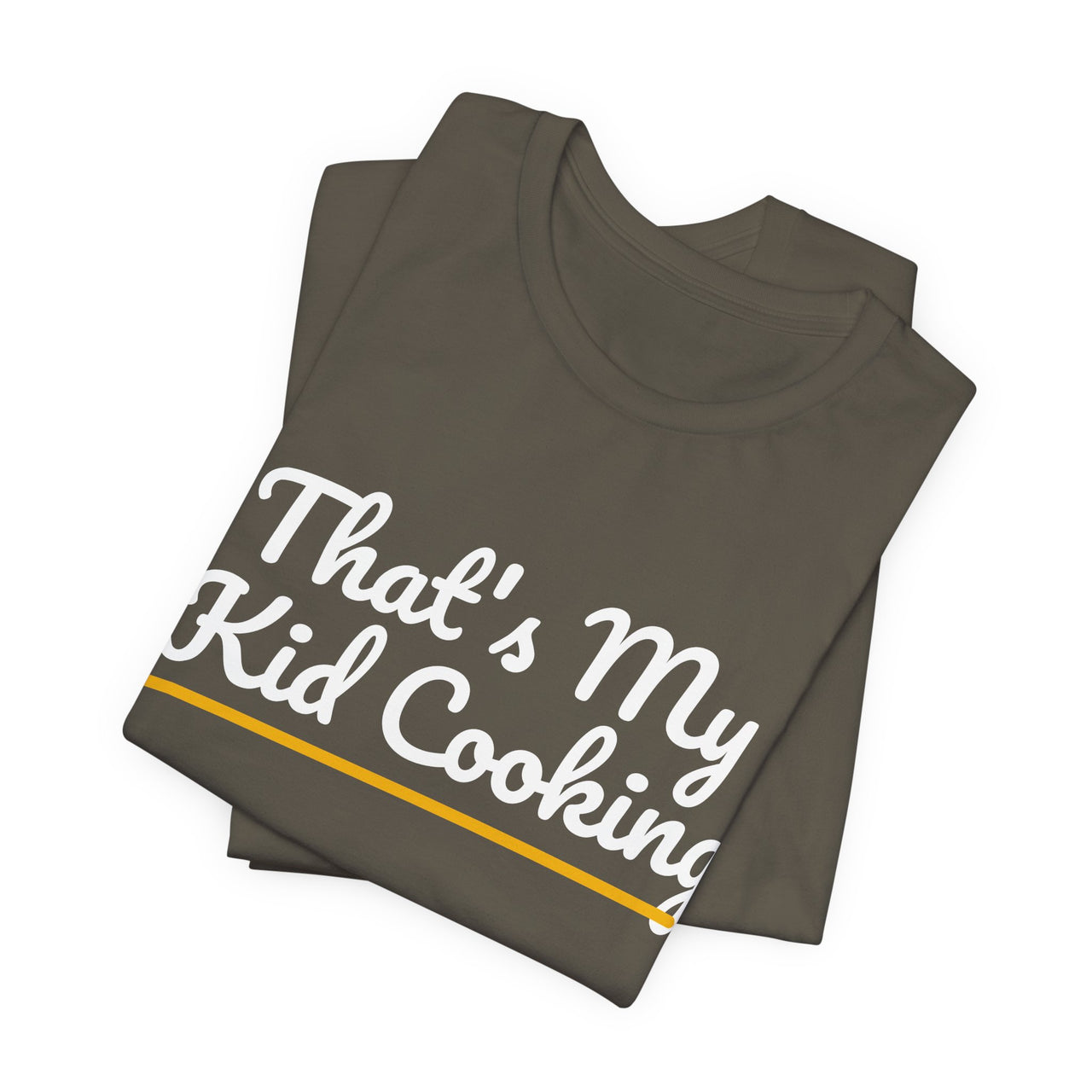 That's My Kid Cooking — Basketball T-Shirt
