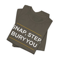 Thumbnail for Snap, Step, Bury You — Football T-Shirt