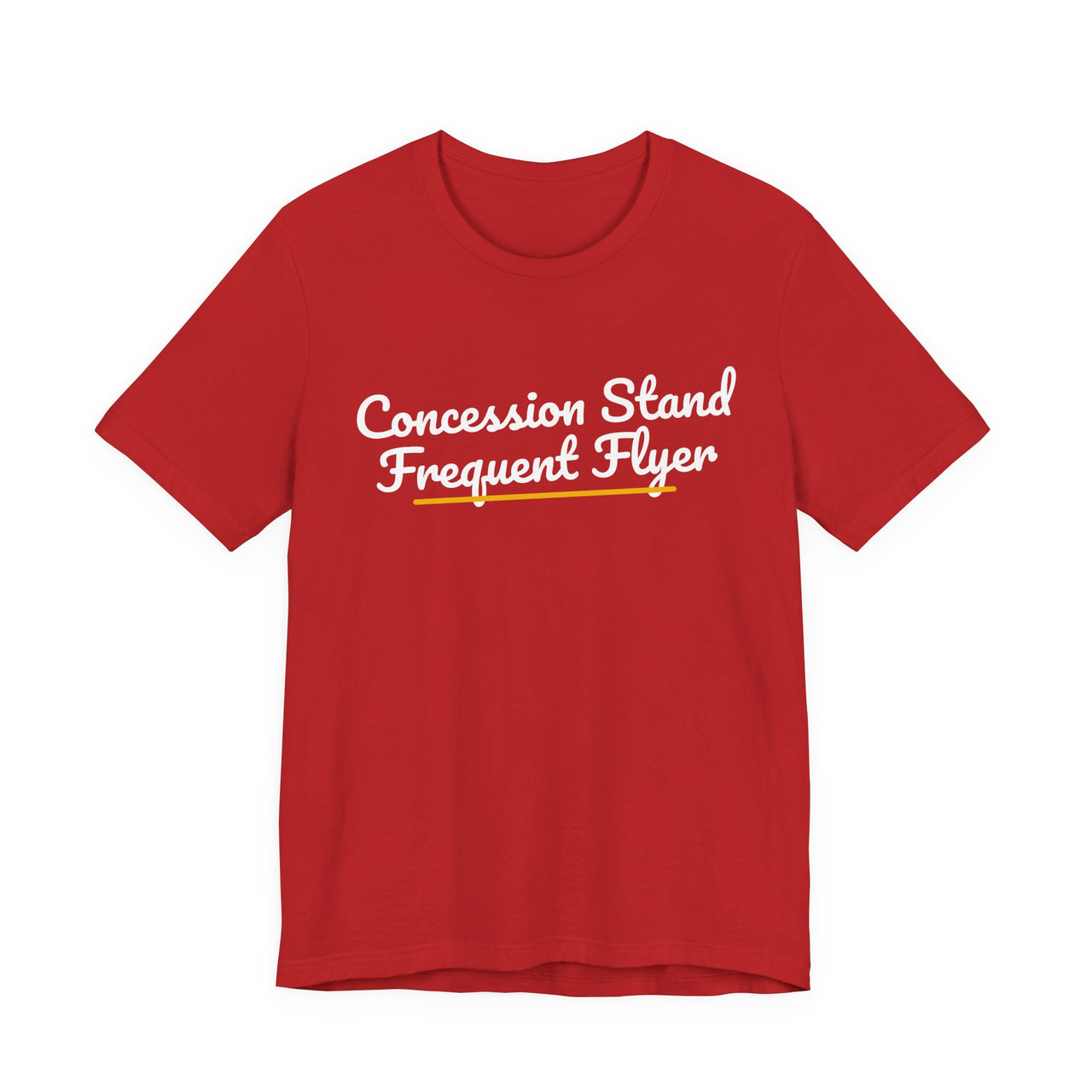 Concession Stand Frequent Flyer — Football T-Shirt