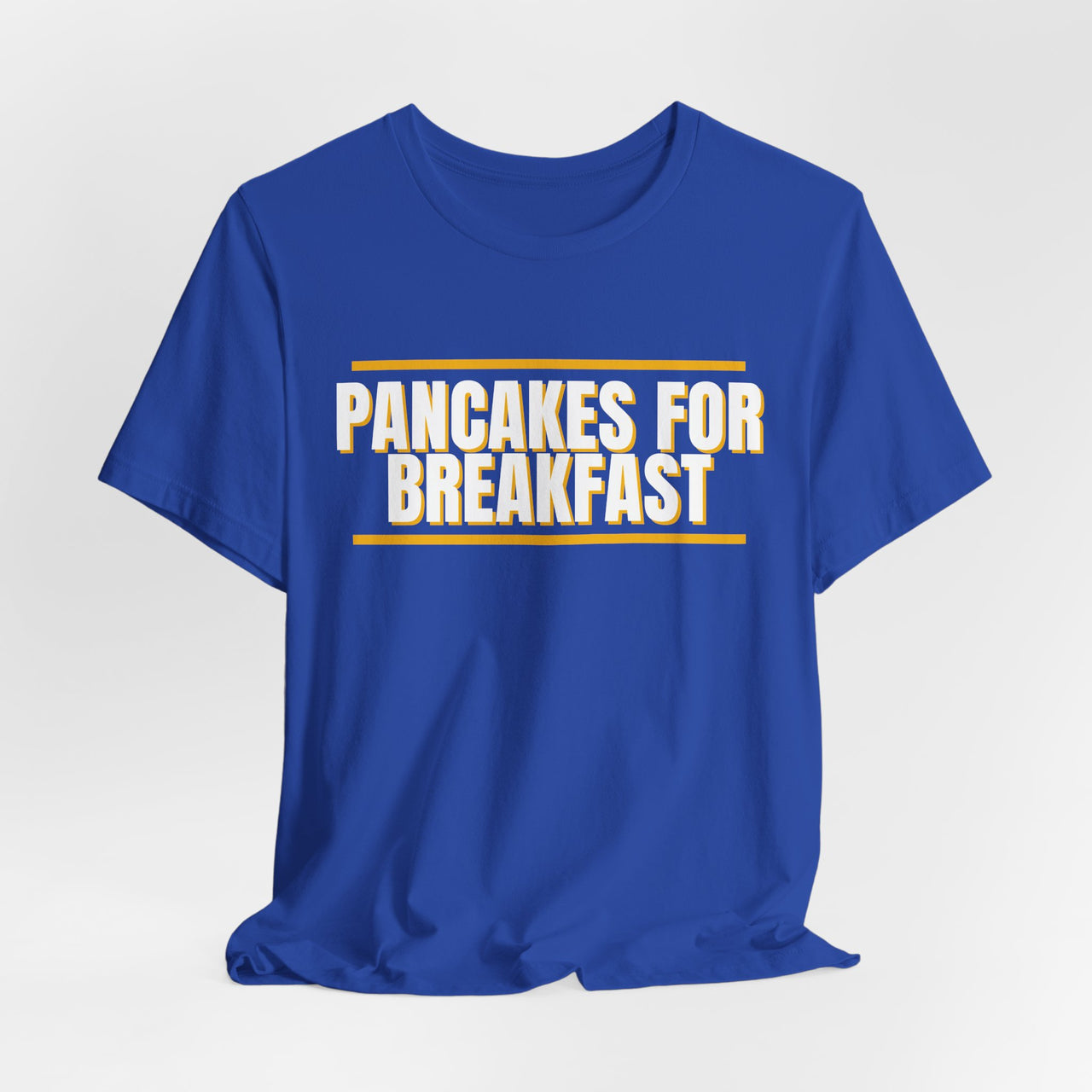 Pancakes For Breakfast — Football T-Shirt