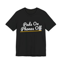 Thumbnail for Pads On Phones Off — Football T-Shirt