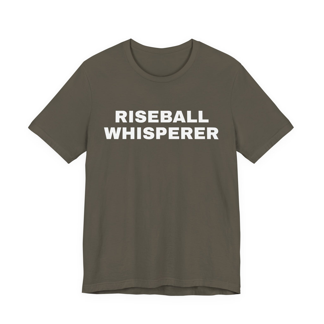 Riseball Whisperer — Softball T-Shirt
