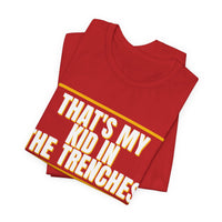 Thumbnail for That's My Kid In The Trenches — Football T-Shirt