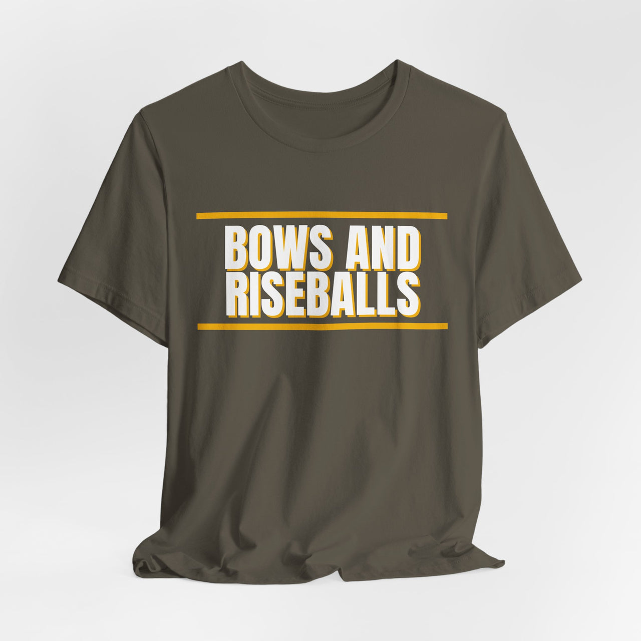Bows And Riseballs — Softball T-Shirt