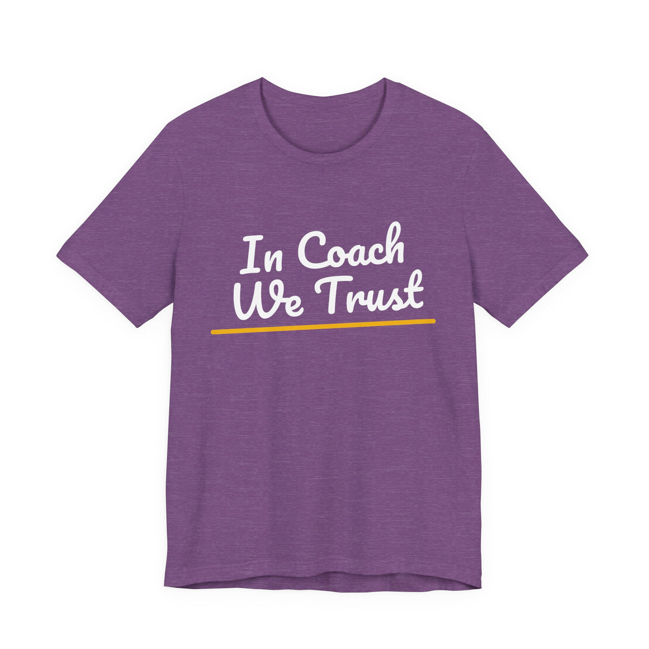 In Coach We Trust — Football T-Shirt