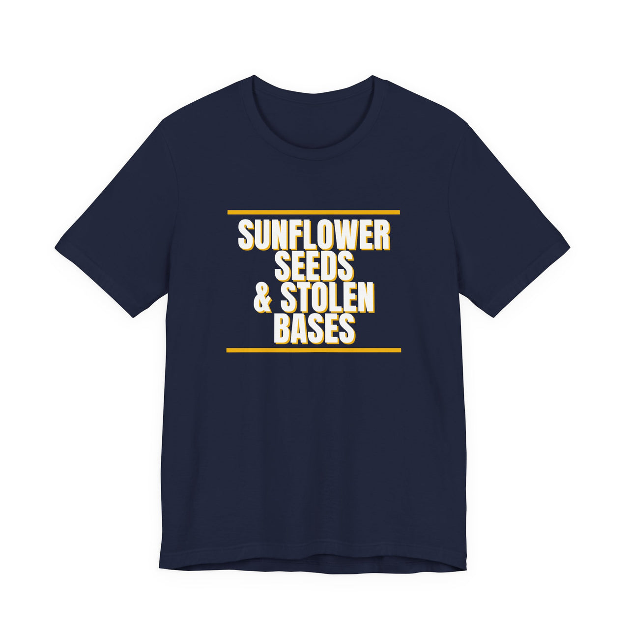 Sunflower Seeds & Stolen Bases — Baseball T-Shirt