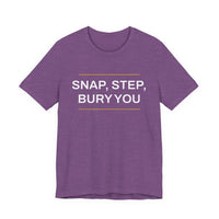 Thumbnail for Snap, Step, Bury You — Football T-Shirt