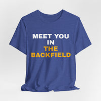 Thumbnail for Meet You In The Backfield — Football T-Shirt
