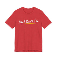 Thumbnail for Dirt Don't Lie — Baseball T-Shirt