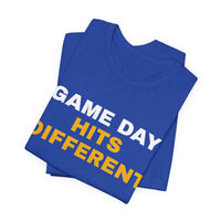 Thumbnail for Game Day Hits Different — Football T-Shirt
