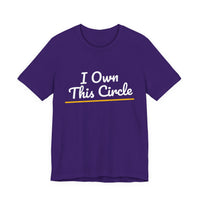 Thumbnail for I Own This Circle — Softball T-Shirt