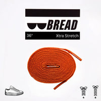 Thumbnail for Bread No-Tie Elastic Shoelaces – Coral Orange