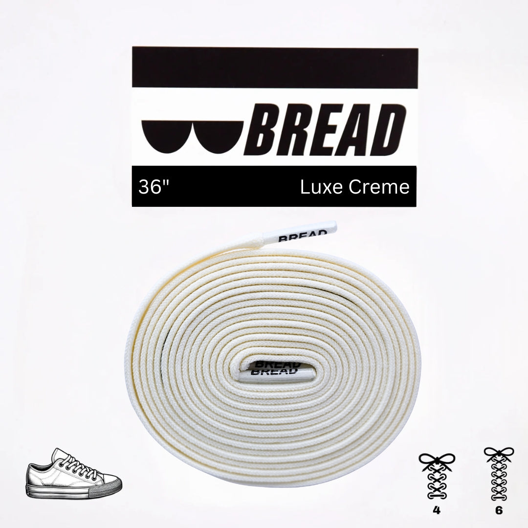 Bread No-Tie Elastic Shoelaces – Luxe Creme