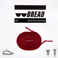 Thumbnail for Bread No-Tie Elastic Shoelaces – Bold Red