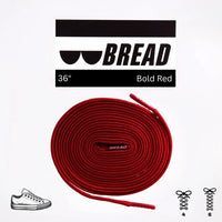 Thumbnail for Bread No-Tie Elastic Shoelaces – Bold Red