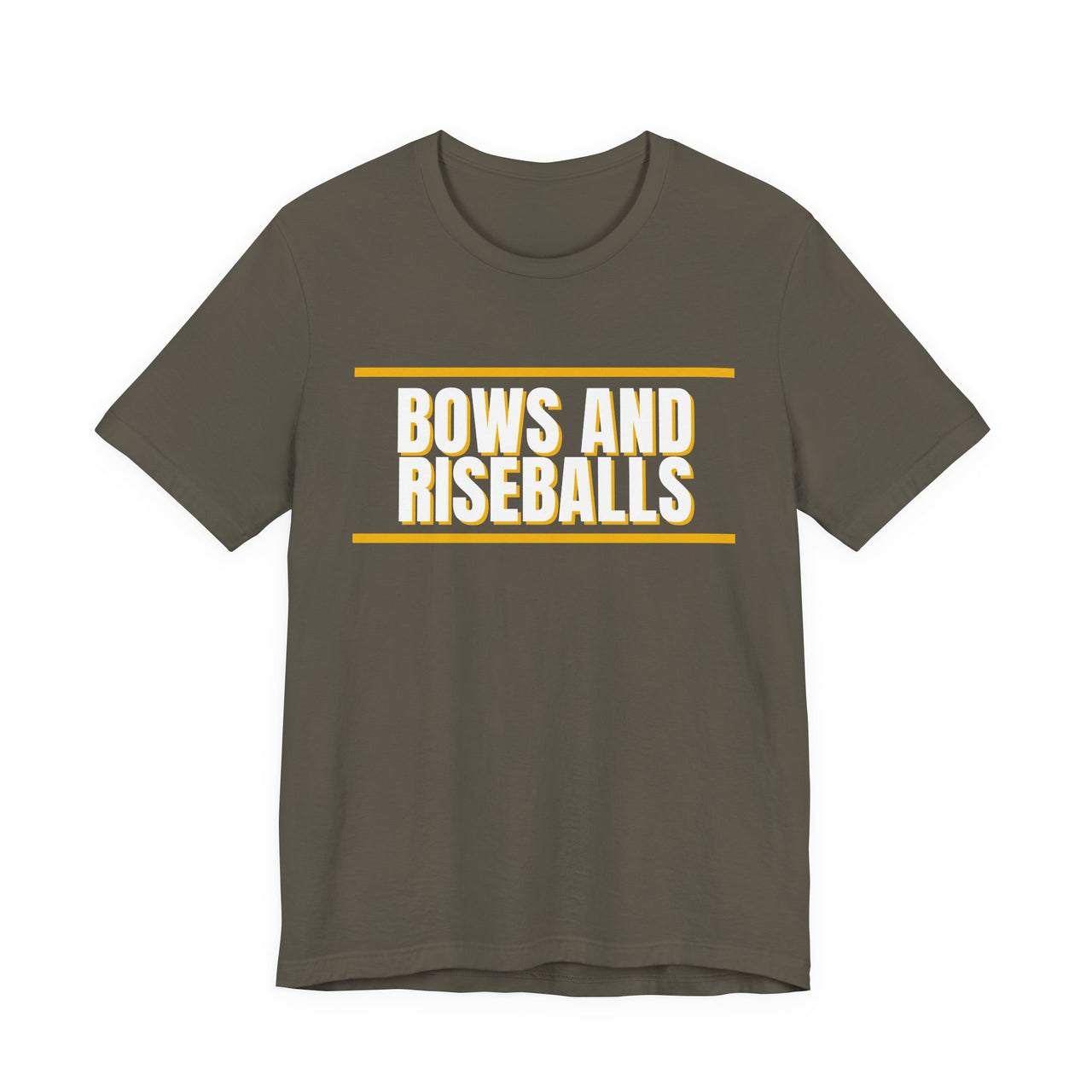 Bows And Riseballs — Softball T-Shirt