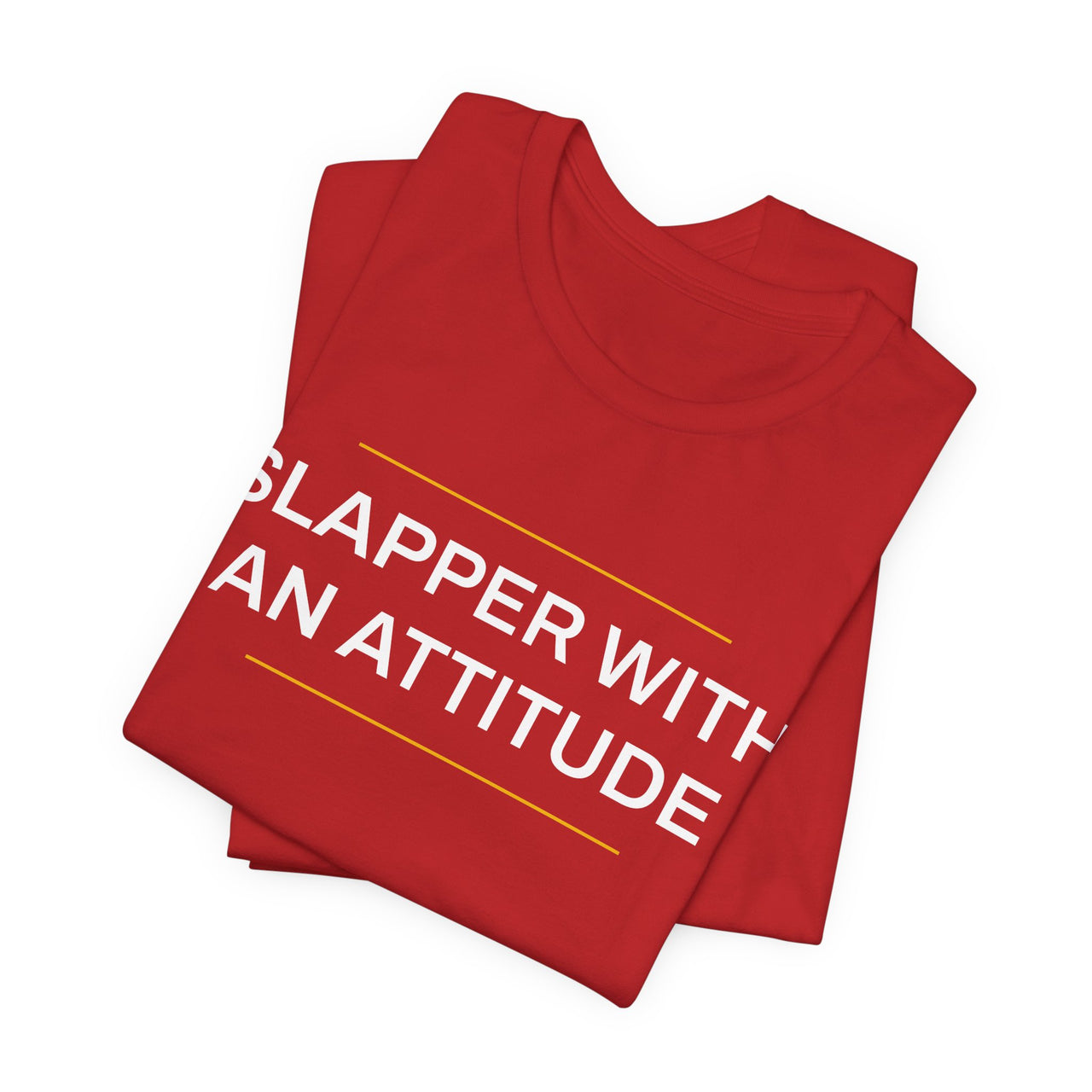 Slapper With An Attitude — Softball T-Shirt
