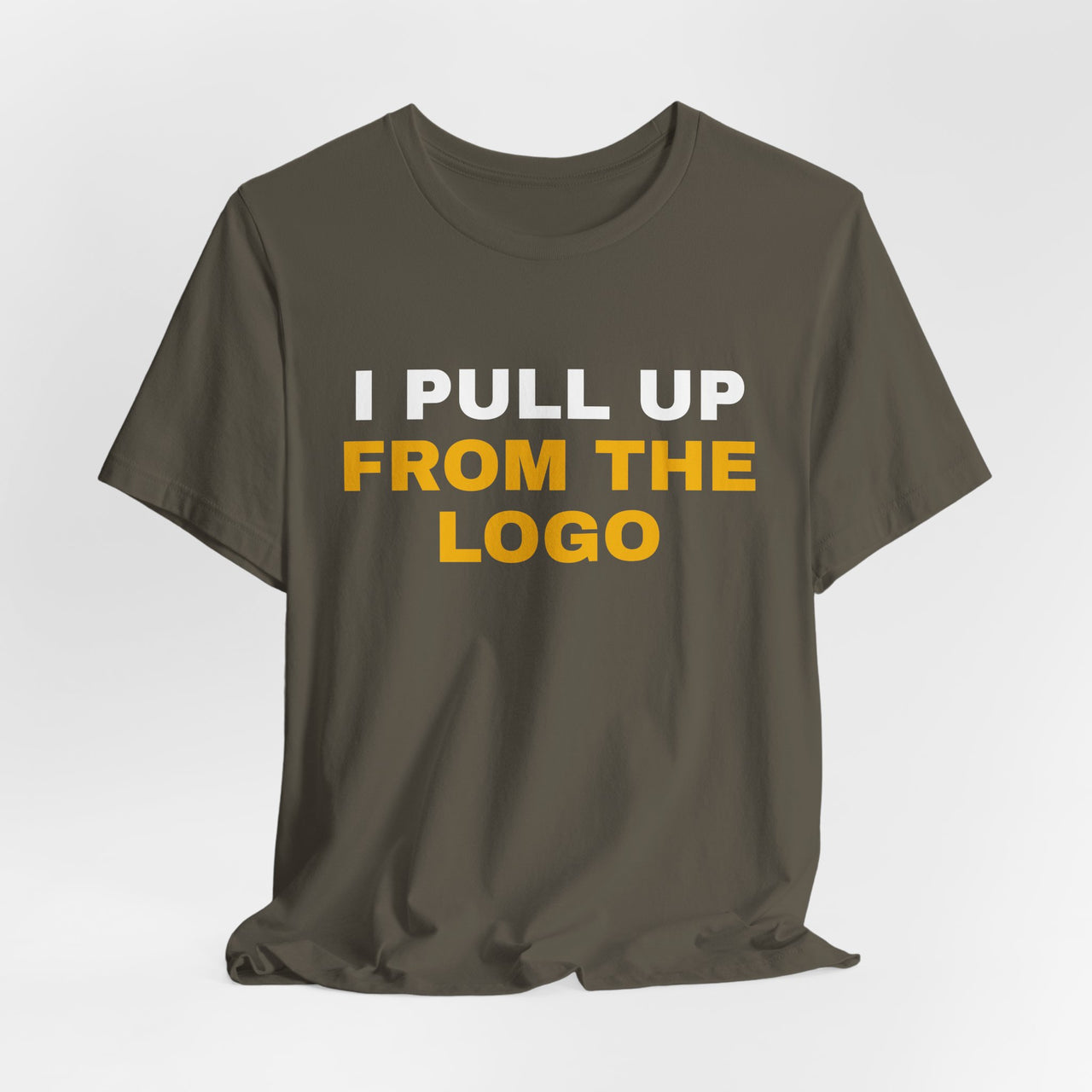 I Pull Up From The Logo — Basketball T-Shirt