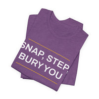 Thumbnail for Snap, Step, Bury You — Football T-Shirt