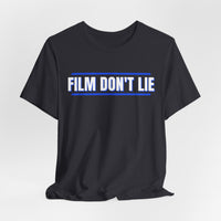 Thumbnail for Film Don't Lie (Royal / Gray) — Football T-Shirt