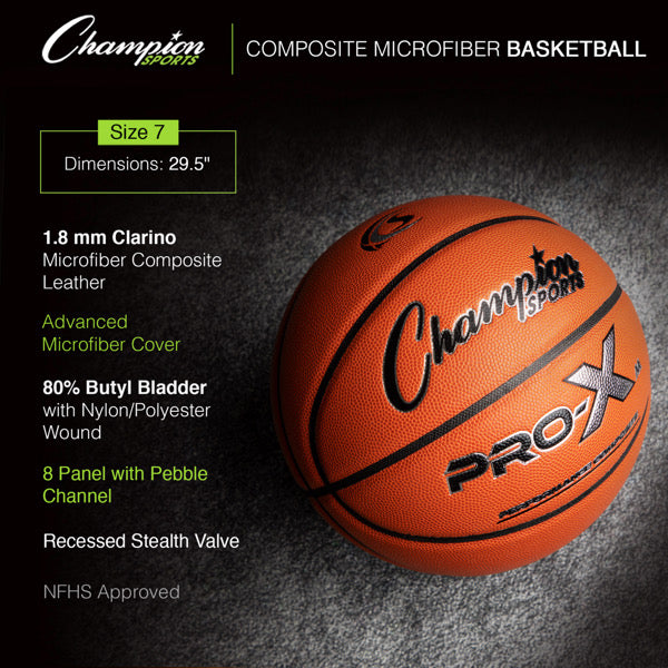 COMPOSITE MICROFIBER BASKETBALL