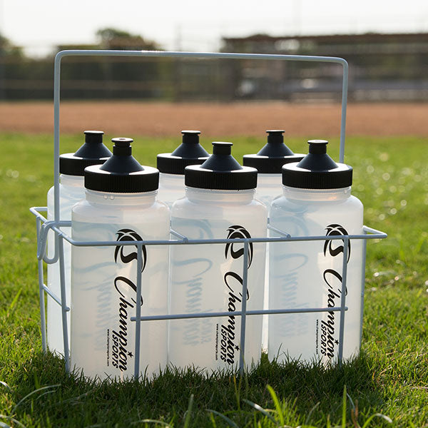 COATED WIRE WATER BOTTLE CARRIER