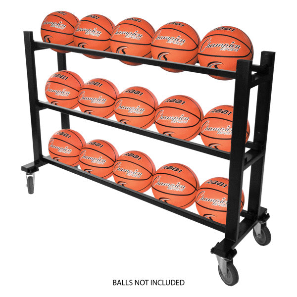 Deluxe Heavy-Duty Basketball Cart