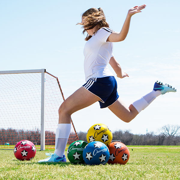 RUBBER COVER SOCCER BALL SET