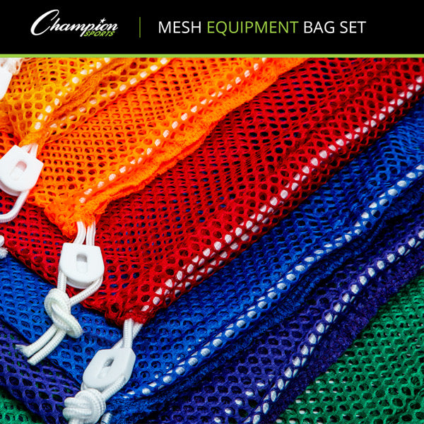 MESH BAGS, SET OF 6 COLORS