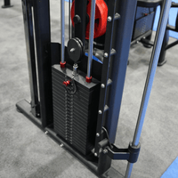 Thumbnail for Megatron Dual Adjustable Pulley / Smith Combo - Muscle D Fitness - Selectorized Weight Adjustment - Functional Pull-Up Bar - Dual Station