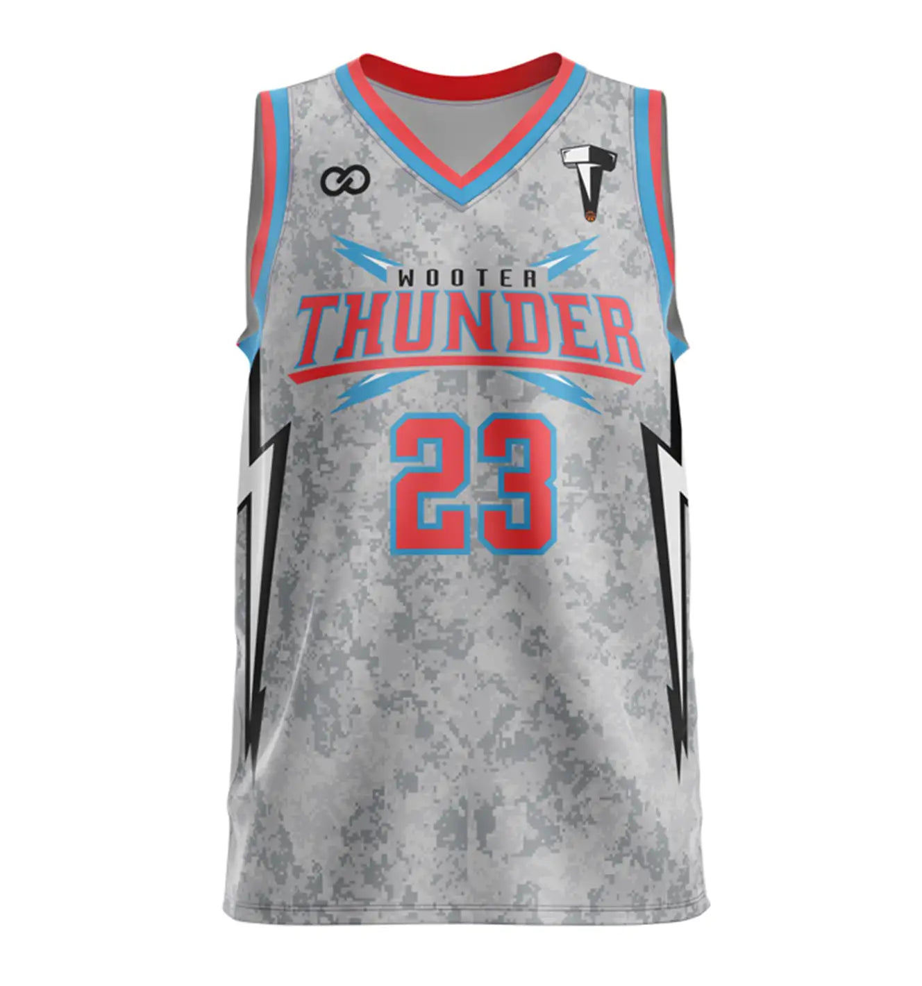 Custom V-Neck Basketball Jerseys