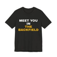 Thumbnail for Meet You In The Backfield — Football T-Shirt