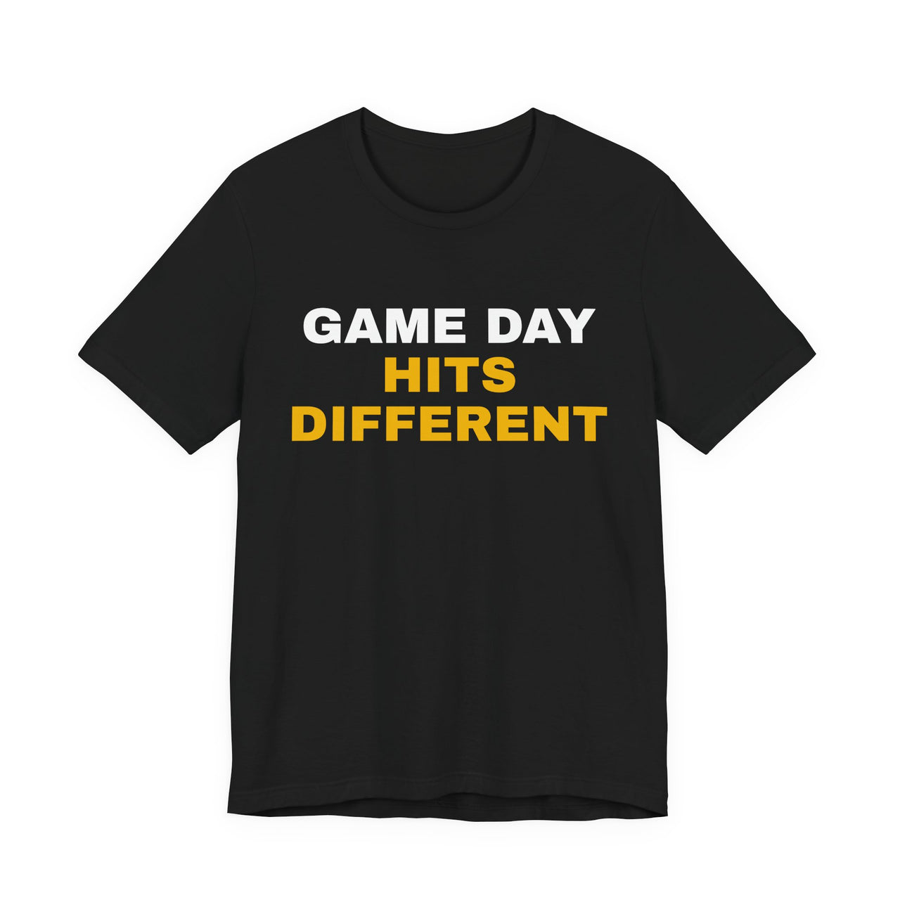 Game Day Hits Different — Football T-Shirt
