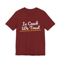 Thumbnail for In Coach We Trust — Football T-Shirt