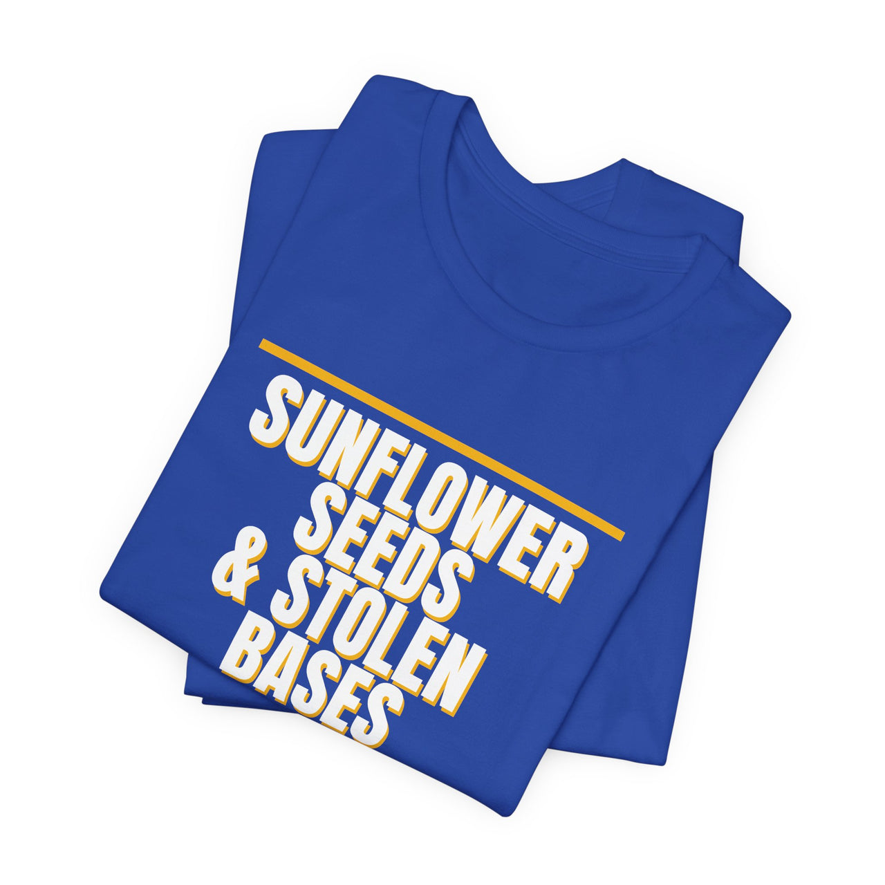 Sunflower Seeds & Stolen Bases — Baseball T-Shirt