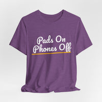 Thumbnail for Pads On Phones Off — Football T-Shirt