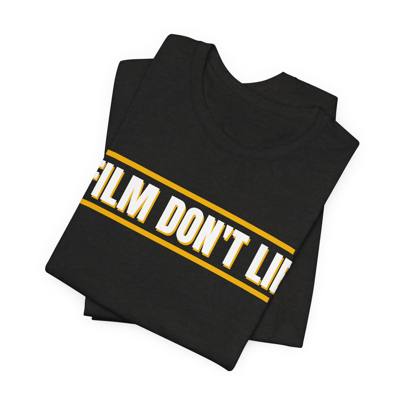 Film Don't Lie (Navy / Gold) — Football T-Shirt