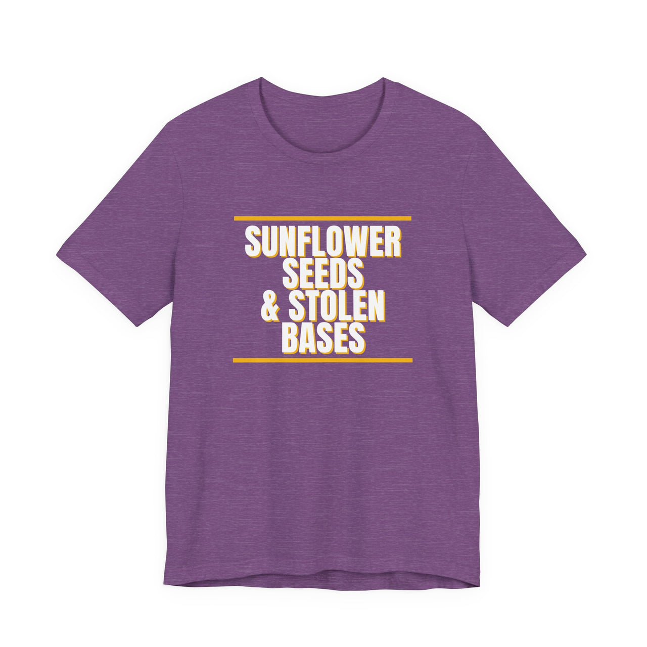 Sunflower Seeds & Stolen Bases — Baseball T-Shirt