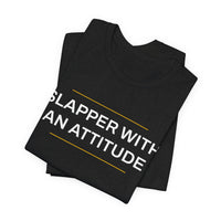 Thumbnail for Slapper With An Attitude — Softball T-Shirt